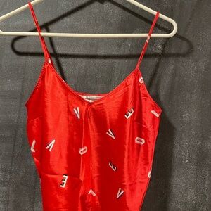 ❤️NEW W TAGS Valentines Day Victoria’s Secret Satin Camisole Tank & shorts. Sexy